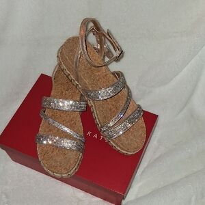 Kelly & Katie Gold and Silver Sandals